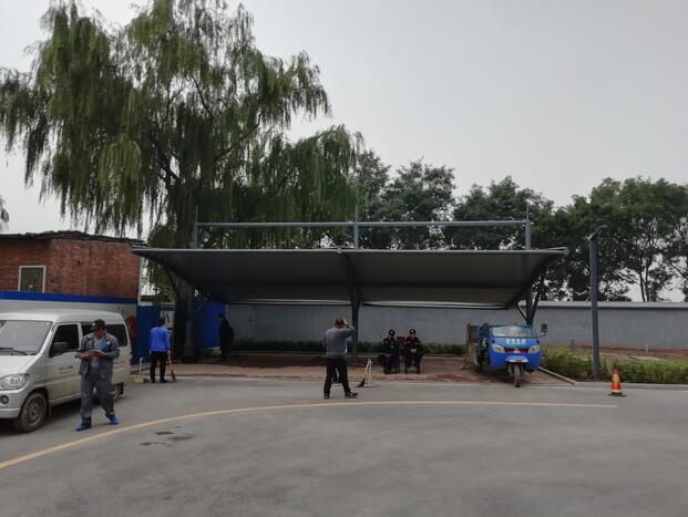 清徐縣政府膜結(jié)構(gòu)停車棚